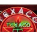 New Texaco Gasoline Motor Oils Porcelain Neon Sign - 48" Diameter